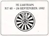 Bierbrouwerij 't Kuipertje, RT 63 7e Lustrum 26 september 1992