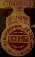 Brouwerij De Leeuw (Valkenburg), Kloster-Bräu