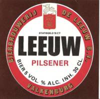 Brouwerij De Leeuw (Valkenburg), Leeuw Pilsener