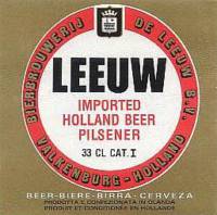 Brouwerij De Leeuw (Valkenburg), Imported Holland Beer Pilsener