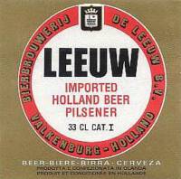 Brouwerij De Leeuw (Valkenburg), Leeuw Imported Holland Beer Pilsener