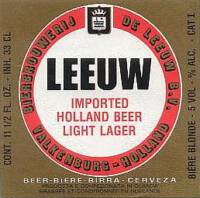 Brouwerij De Leeuw (Valkenburg), Leeuw Imported Holland Beer Light Lager