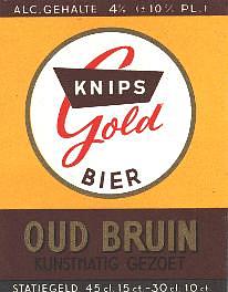 Lindeboom Bierbrouwerij, Knips Gold Bier Oud Bruin