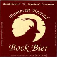 Stadsbrouwerij Sint Martinus, Bommen Berend Bockbier