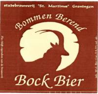 Stadsbrouwerij Sint Martinus, Bommen Berend Bockbier