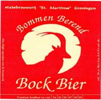 Stadsbrouwerij Sint Martinus, Bommen Berend Bock Bier