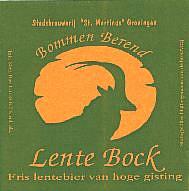 Stadsbrouwerij Sint Martinus, Bommen Berend Lente Bock