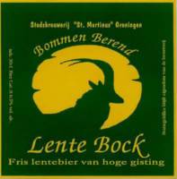 Stadsbrouwerij Sint Martinus, Bommen Berend Lente Bock