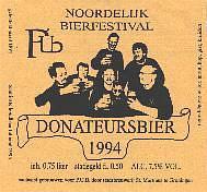Stadsbrouwerij Sint Martinus, Donateursbier 1994 PUB