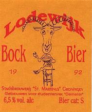 Stadsbrouwerij Sint Martinus, Lodewijck Bockbier 92