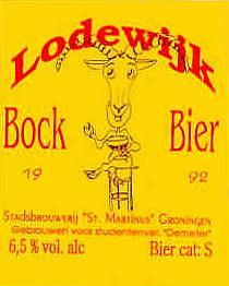 Stadsbrouwerij Sint Martinus, Lodewijck Bock Bier 92