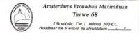 Amsterdams Brouwhuis Maximiliaan, Tarwe 68