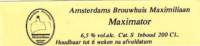 Amsterdams Brouwhuis Maximiliaan, Maximator