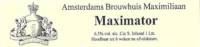 Amsterdams Brouwhuis Maximiliaan, Maximator