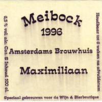 Amsterdams Brouwhuis Maximiliaan, Meibock 1996