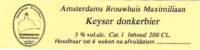 Amsterdams Brouwhuis Maximiliaan, Keyser Donkerbier