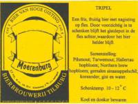 Bierbrouwerij Moerenburg, Moerenburg Tripel