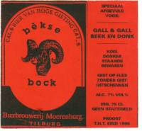 Bierbrouwerij Moerenburg, Bèkse Bock