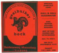 Bierbrouwerij Moerenburg, Geelbuiker Bock
