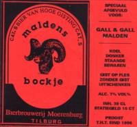 Bierbrouwerij Moerenburg, Maldens Bockje 