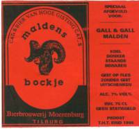 Bierbrouwerij Moerenburg, Maldens Bockje 
