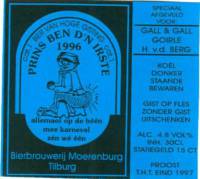 Bierbrouwerij Moerenburg, Prins Ben d'n Irste 