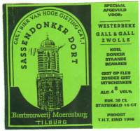 Bierbrouwerij Moerenburg, Sassendonker Dort