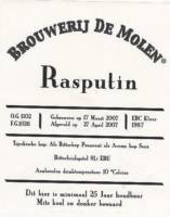 Brouwerij De Molen, Rasputin