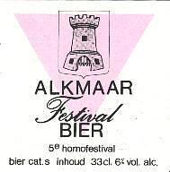 Noorderbierbrouwerij, Alkmaar Festival Bier