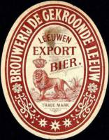 Onbekend, Leeuwen Export Bier