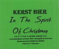Brouwerij Onder De Linden, Kerstbier In The Spirit Of Christmas