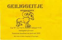 Brouwerij Onder De Linden, Geiliggeitje Meibock
