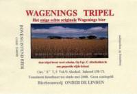 Brouwerij Onder De Linden, Wagenings Tripel