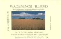 Brouwerij Onder De Linden, Wagenings Blond