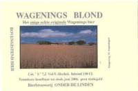 Brouwerij Onder De Linden, Wagenings Blond