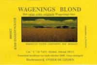 Brouwerij Onder De Linden, Wagenings Blond