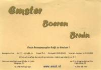 Brouwerij Onder De Linden, Emster Boeren Bruin