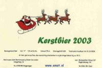 Brouwerij Onder De Linden, Kerstbier 2003