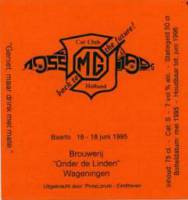 Brouwerij Onder De Linden, MG 1955-1995