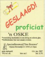 Bierbrouwerij Oijen, 'n Oske Geslaagd! Proficiat