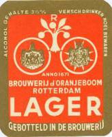 Oranjeboom Bierbrouwerij, Lager