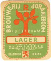 Oranjeboom Bierbrouwerij, Lager