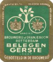 Oranjeboom Bierbrouwerij, Belegen Gerste Lager