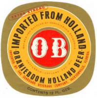 Oranjeboom Bierbrouwerij, OB Oranjeboom Holland Beer Extra Strong
