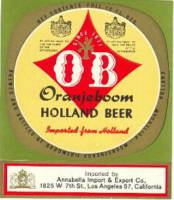 Oranjeboom Bierbrouwerij, OB Oranjeboom Holland Beer