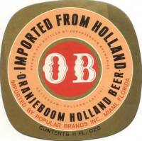 Oranjeboom Bierbrouwerij, OB Oranjeboom Holland Beer