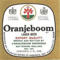 Oranjeboom Bierbrouwerij, Oranjeboom Lager Beer