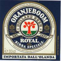 Oranjeboom Bierbrouwerij, Oranjeboom Holland Beer Royal Birra Speciale