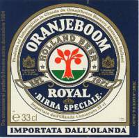 Oranjeboom Bierbrouwerij, Holland Beer Royal Birra Speciale