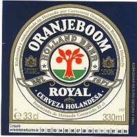 Oranjeboom Bierbrouwerij, Oranjeboom Holland Beer Royal Cerveza Holandesa
